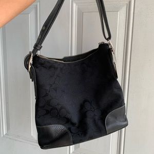 Coach Purse with Logo Pattern